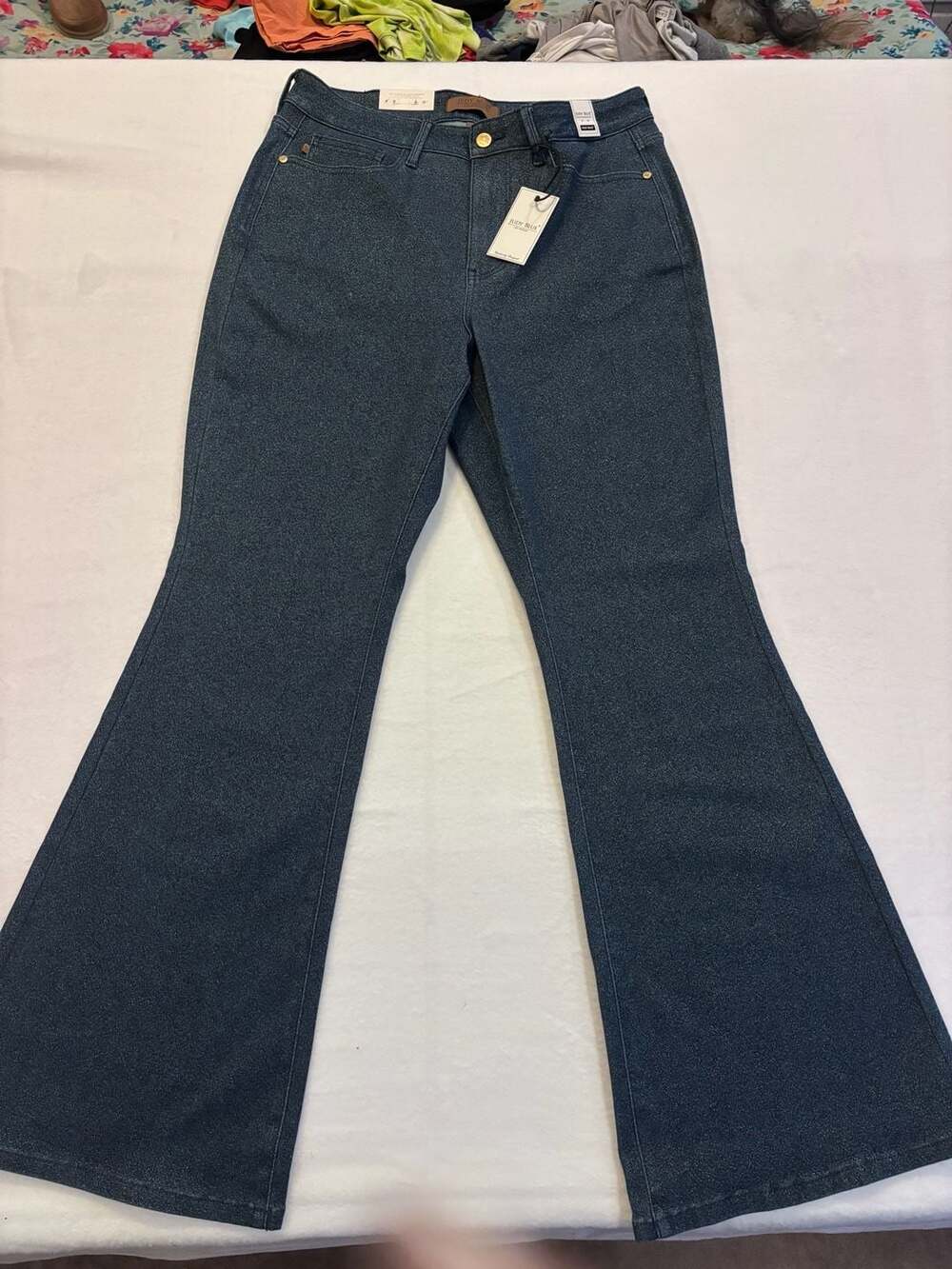 Judy Blue High Waist Sparkle Flare Jeans